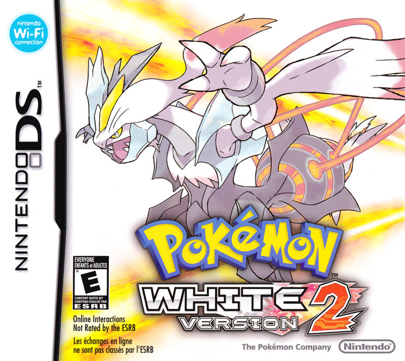 Front cover of Pokémon White Version 2 for Nintendo DS