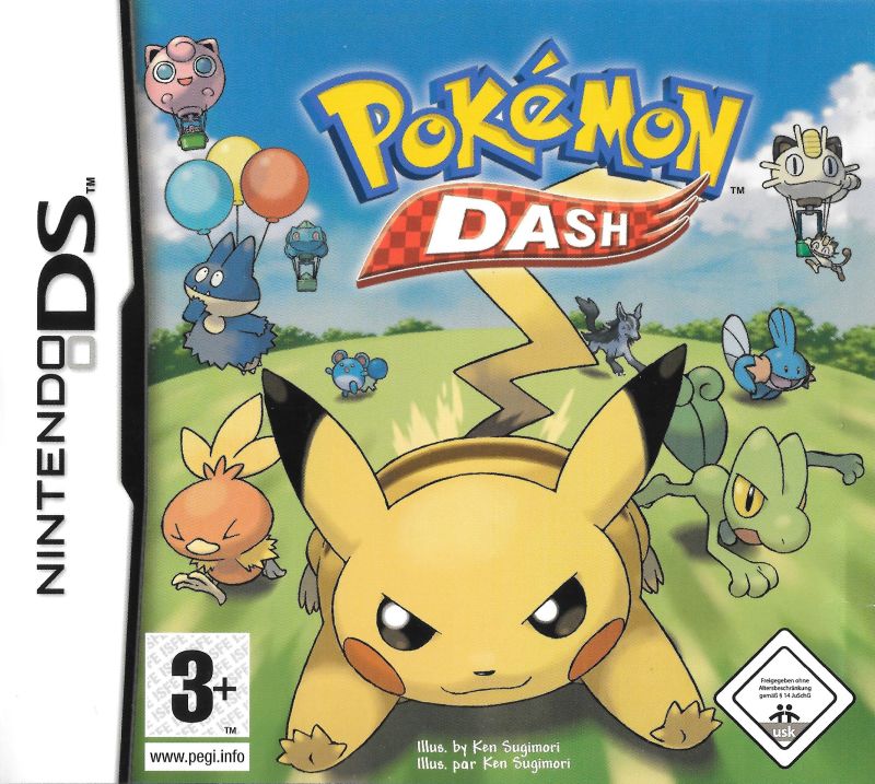 Front cover of Pokémon Dash for Nintendo DS