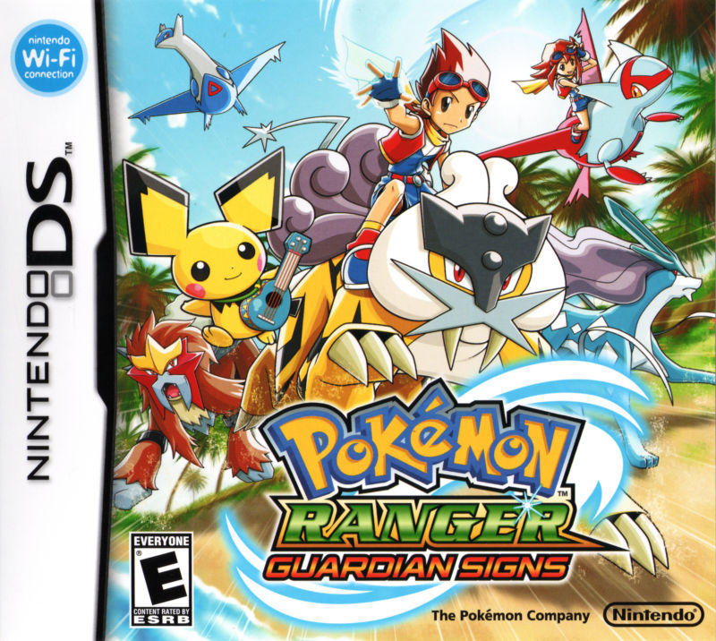 Front cover of Pokémon Ranger: Guardian Signs for Nintendo DS