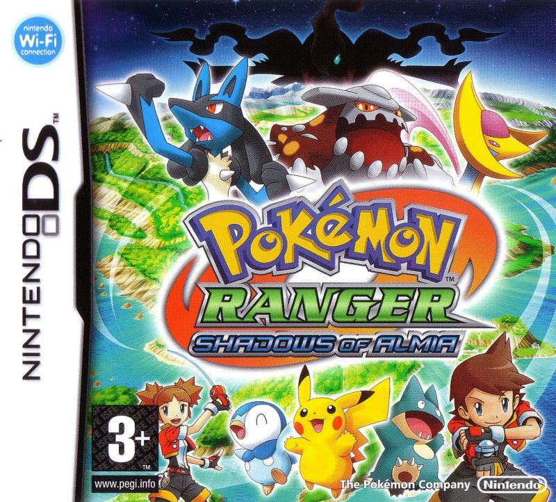 Front cover of Pokémon Ranger: Shadows of Almia for Nintendo DS