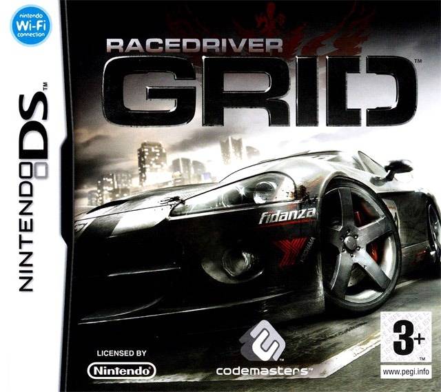Front cover of GRID for Nintendo DS