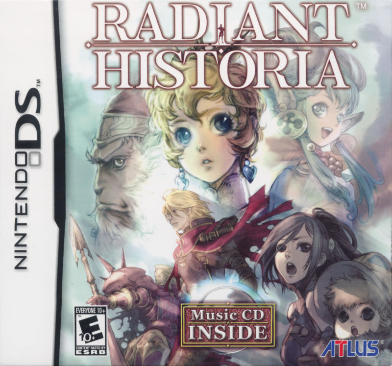 Front cover of Radiant Historia for Nintendo DS