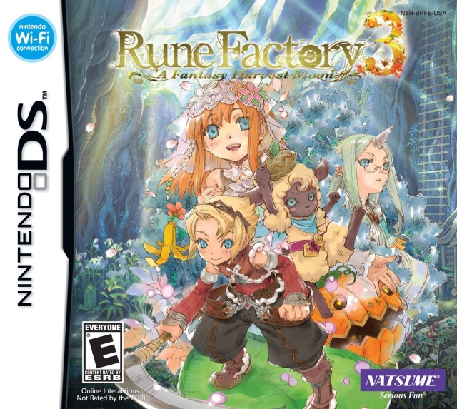 Front cover of Rune Factory 3: A Fantasy Harvest Moon for Nintendo DS