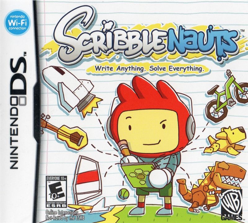 Front cover of Scribblenauts for Nintendo DS