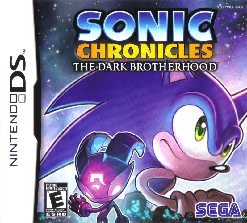 Front cover of Sonic Chronicles: The Dark Brotherhood for Nintendo DS