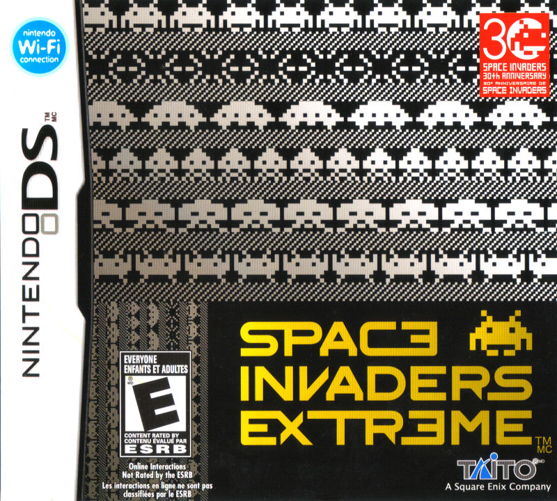 Front cover of Spac3 Invaders Extr3me for Nintendo DS