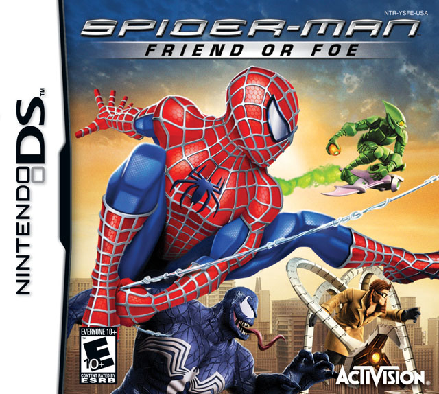 Front cover of Spider-Man: Friend or Foe for Nintendo DS