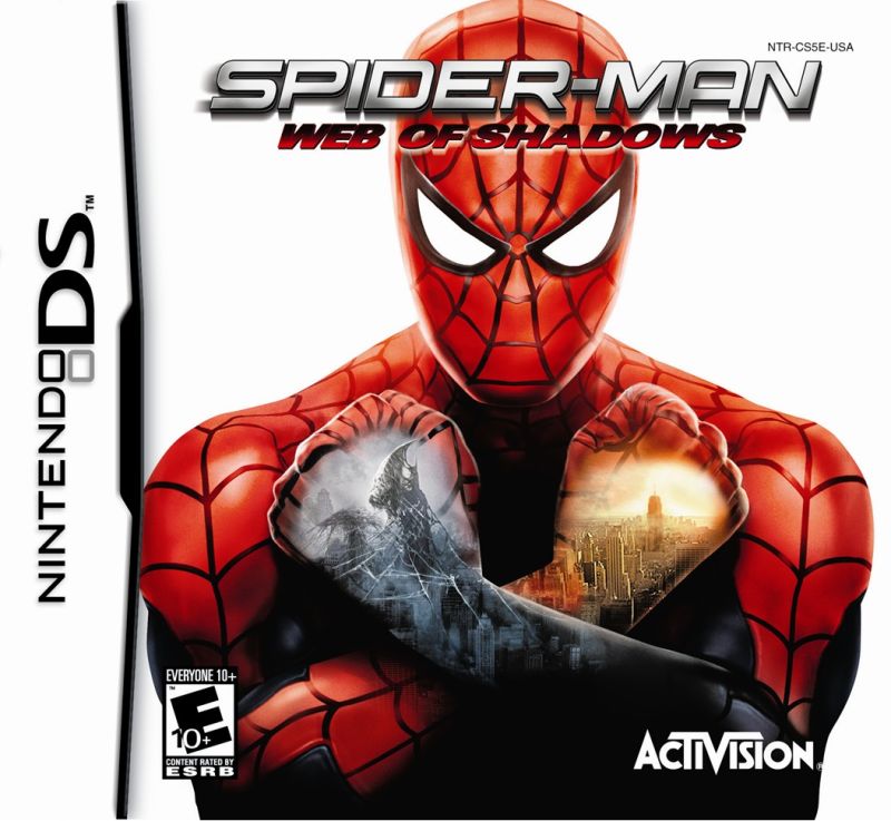 Front cover of Spider-Man: Web of Shadows for Nintendo DS