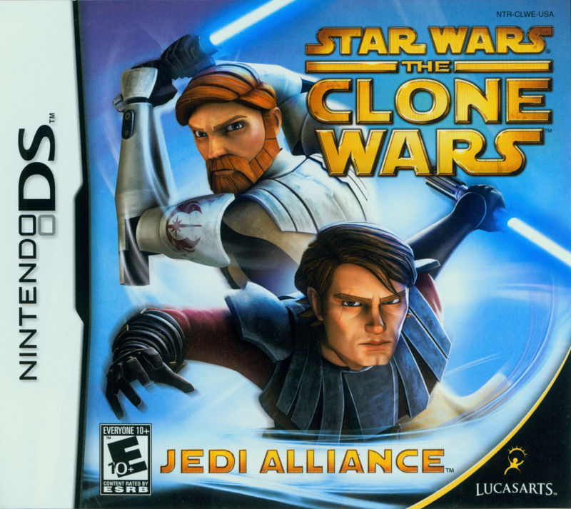 Front cover of Star Wars: The Clone Wars - Jedi Alliance for Nintendo DS