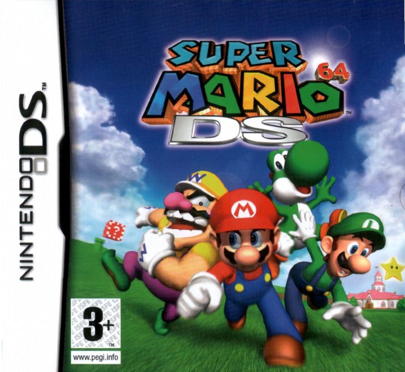 Front cover of Super Mario 64 DS for Nintendo DS