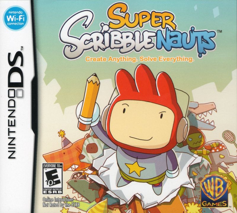 Front cover of Super Scribblenauts for Nintendo DS