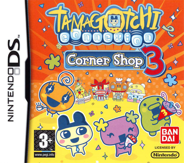 Front cover of Tamagotchi Connection: Corner Shop 3 for Nintendo DS