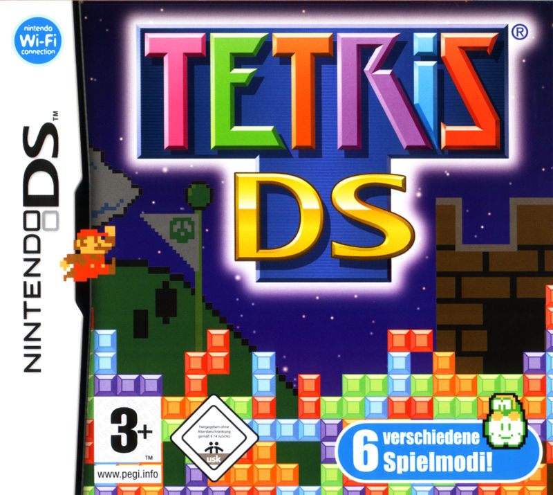 Front cover of Tetris DS for Nintendo DS