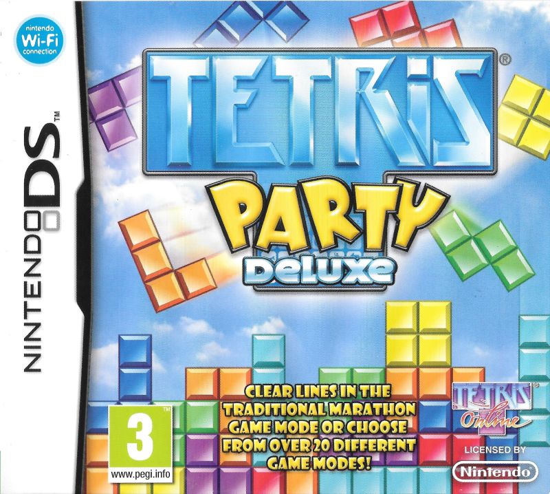 Front cover of Tetris Party Deluxe for Nintendo DS