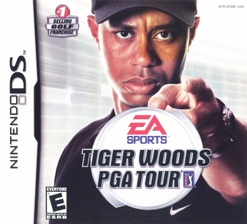 Front cover of Tiger Woods PGA Tour for Nintendo DS