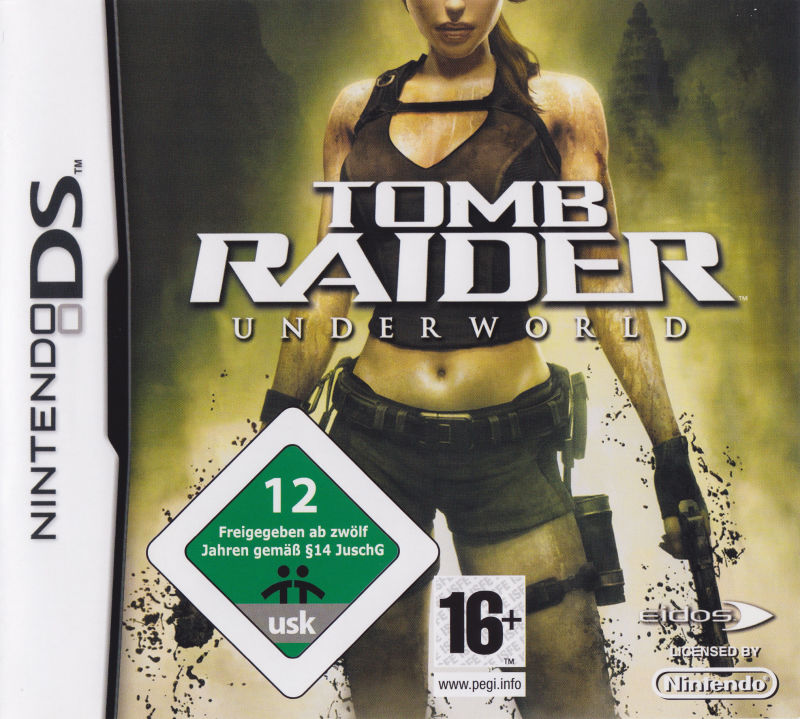 Front cover of Tomb Raider: Underworld for Nintendo DS