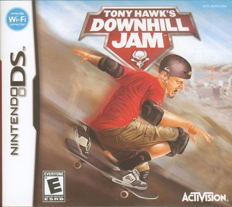 Front cover of Tony Hawk's Downhill Jam for Nintendo DS