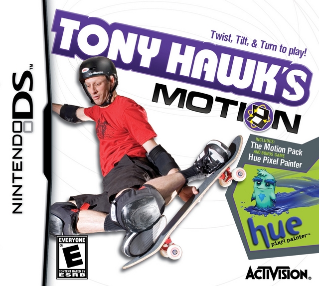 Front cover of Tony Hawk's Motion for Nintendo DS