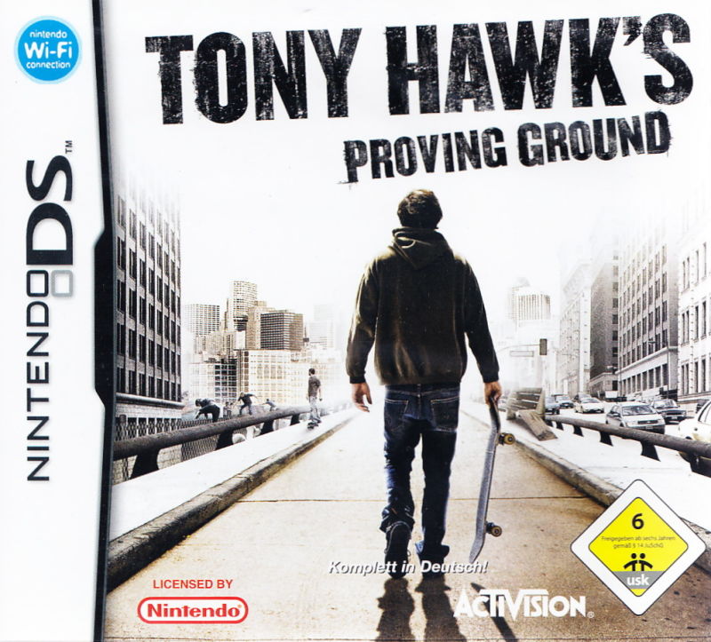 Front cover of Tony Hawk's Proving Ground for Nintendo DS