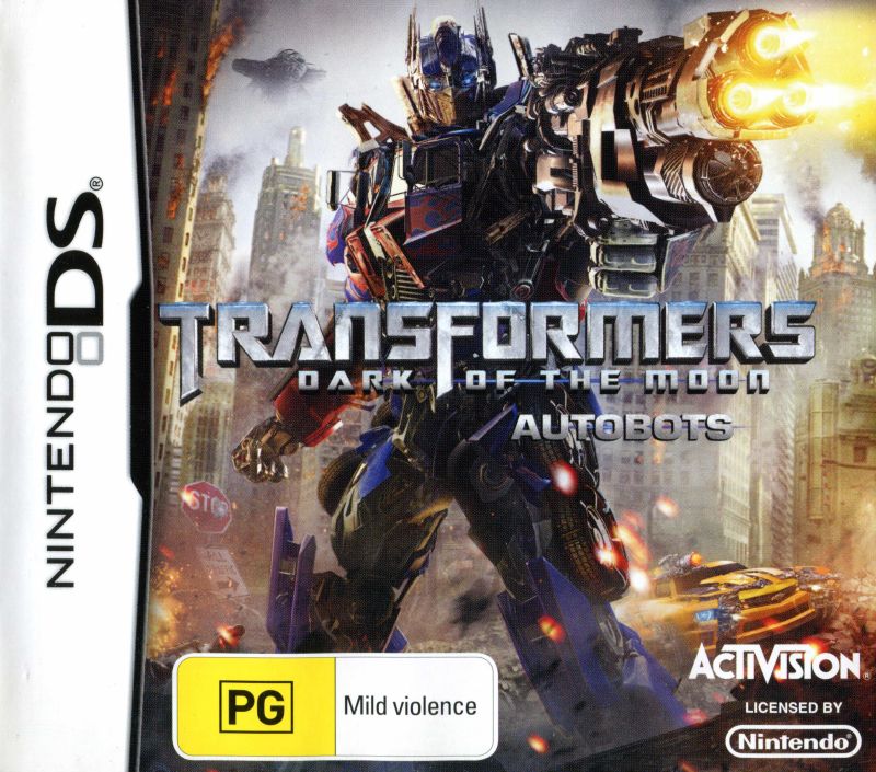 Front cover of Transformers: Dark of the Moon - Autobots for Nintendo DS