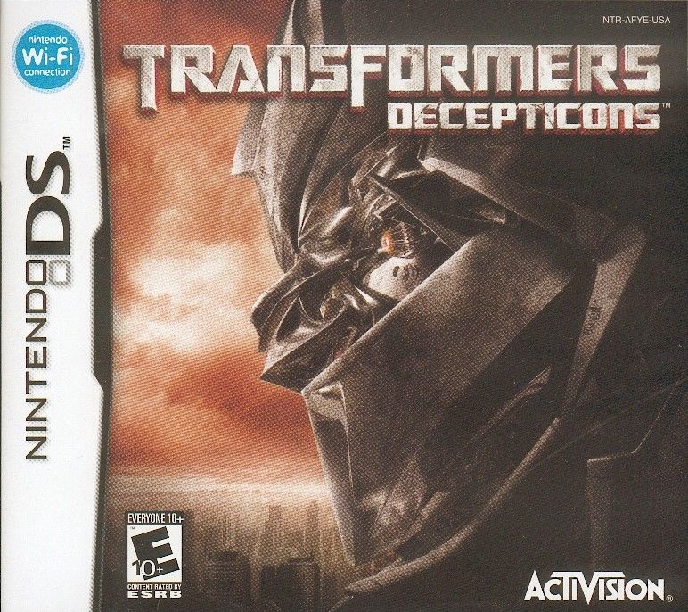 Front cover of Transformers: Decepticons for Nintendo DS