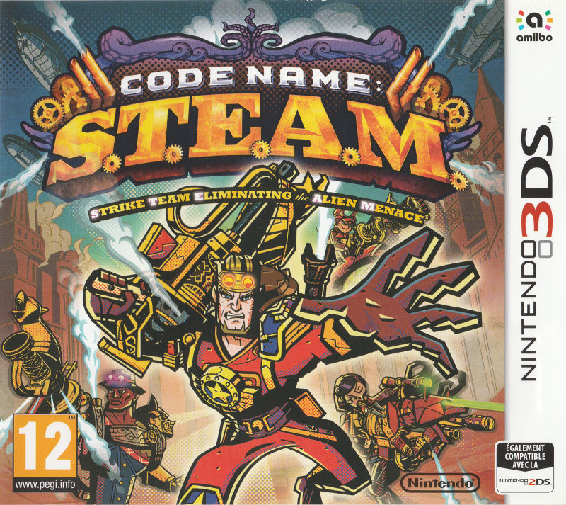 Front cover of Code Name: S.T.E.A.M. for Nintendo 3DS