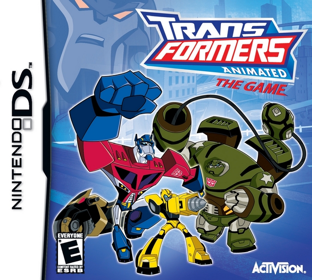 Front cover of Transformers Animated: The Game for Nintendo DS