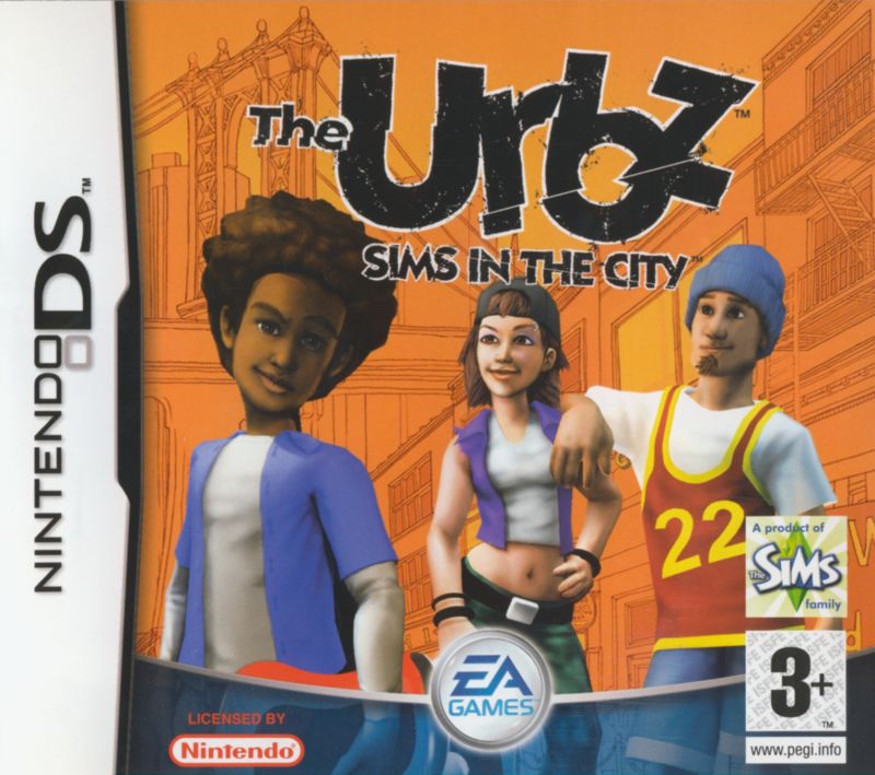 Front cover of The Urbz: Sims in the City for Nintendo DS