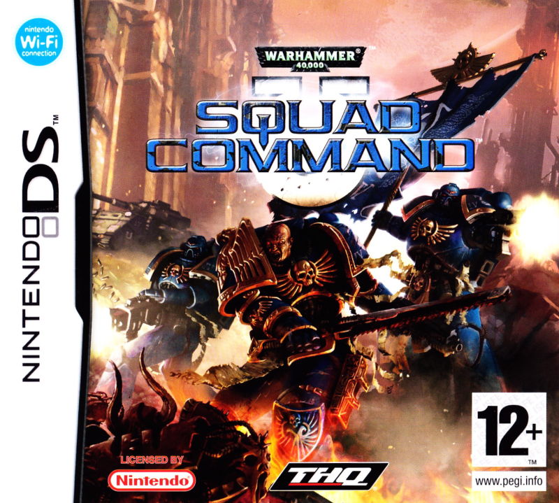 Front cover of Warhammer 40,000: Squad Command for Nintendo DS