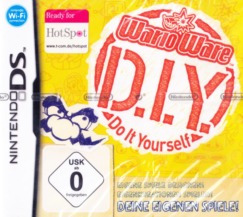 Front cover of WarioWare: D.I.Y. for Nintendo DS