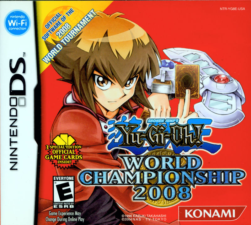 Front cover of Yu-Gi-Oh!: World Championship 2008 for Nintendo DS