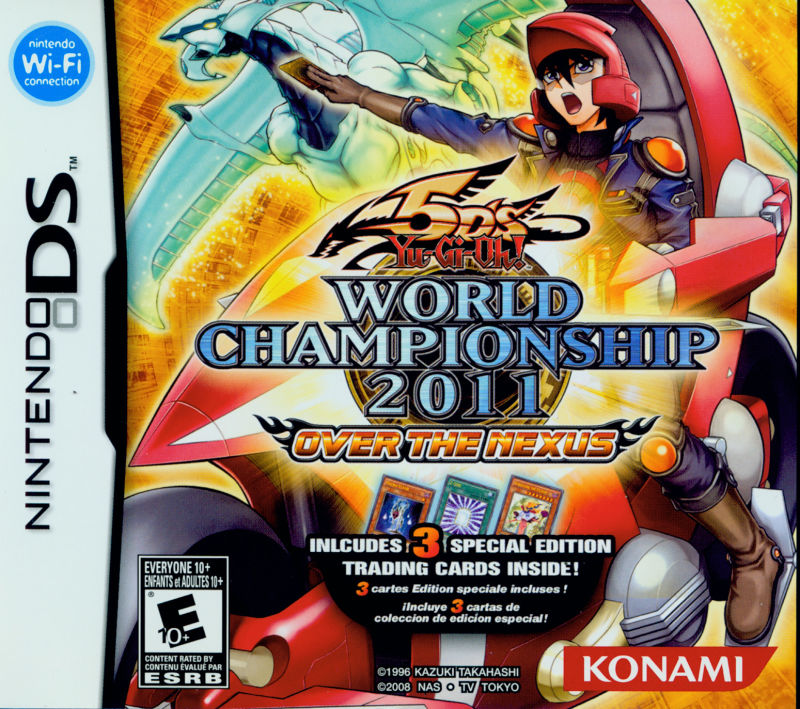 Front cover of Yu-Gi-Oh!: 5D's World Championship 2011 - Over the Nexus for Nintendo DS