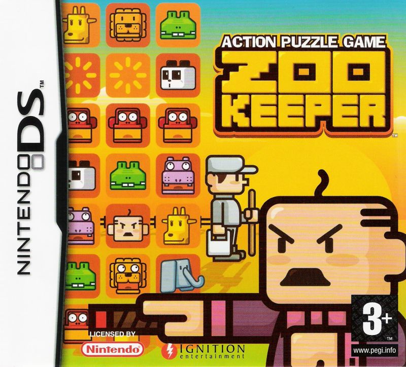 Front cover of Zoo Keeper for Nintendo DS