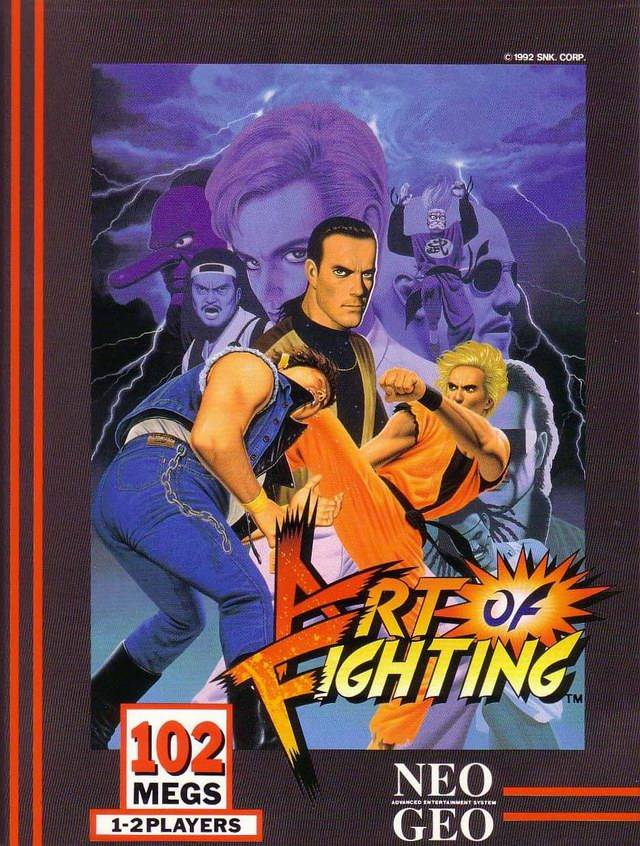 Front cover of Art of Fighting for Neo Geo
