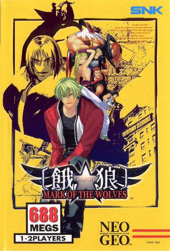 Front cover of Garou: Mark of the Wolves for Neo Geo