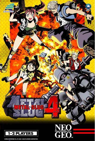 Front cover of Metal Slug 4 for Neo Geo