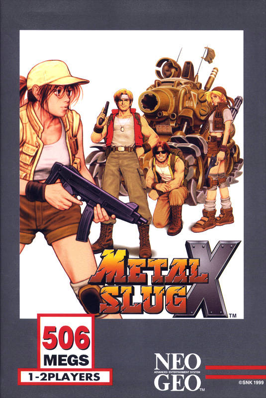 Front cover of Metal Slug X for Neo Geo