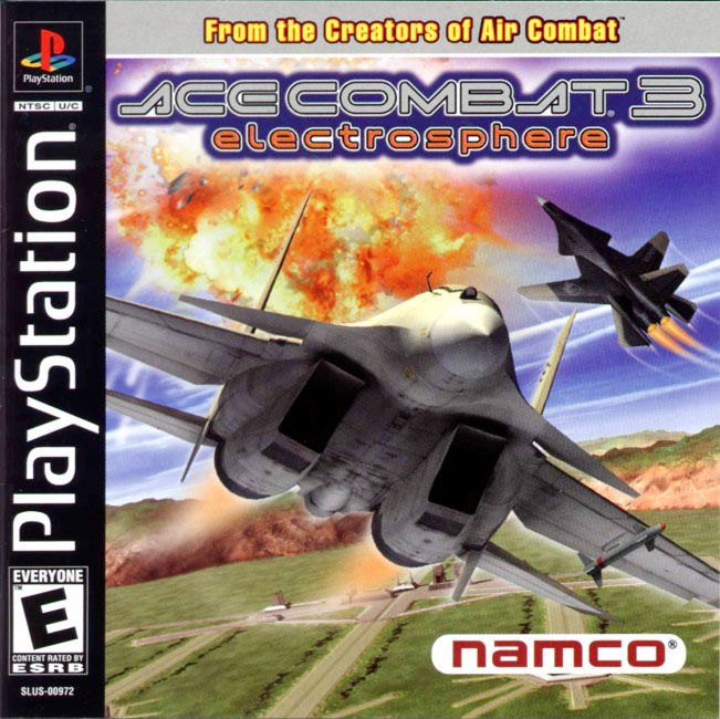 Front cover of Ace Combat 3: Electrosphere for PlayStation