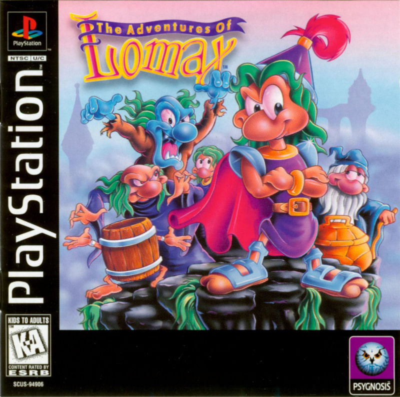 Front cover of The Adventures of Lomax for PlayStation