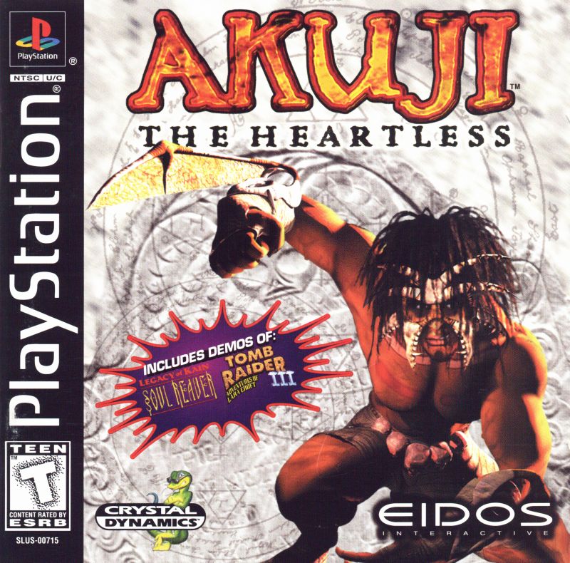 Front cover of Akuji: The Heartless for PlayStation