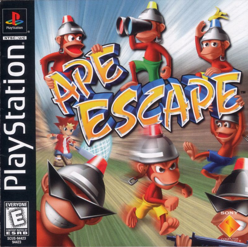 Front cover of Ape Escape for PlayStation