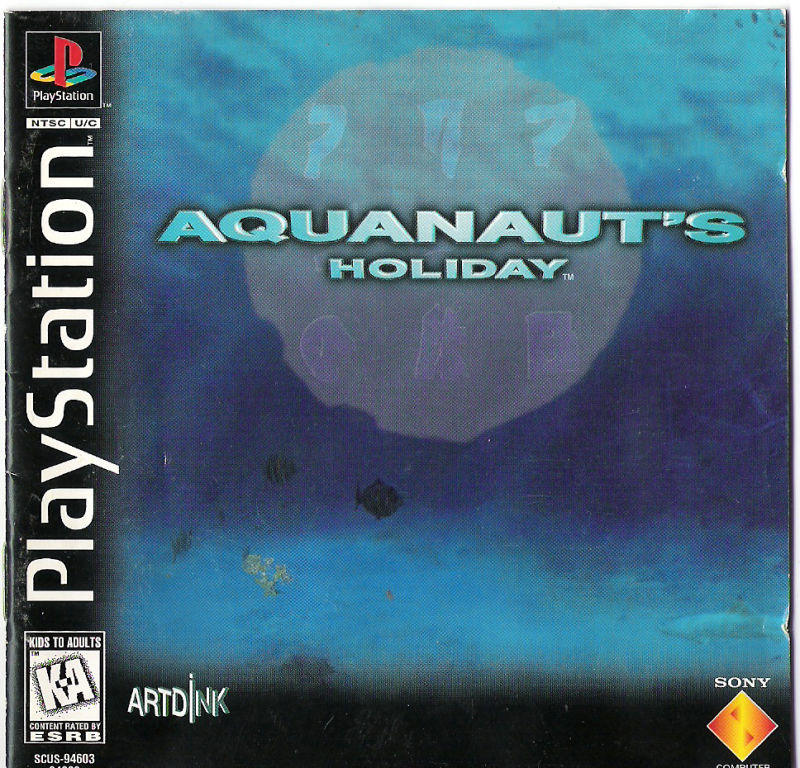 Front cover of Aquanaut's Holiday for PlayStation