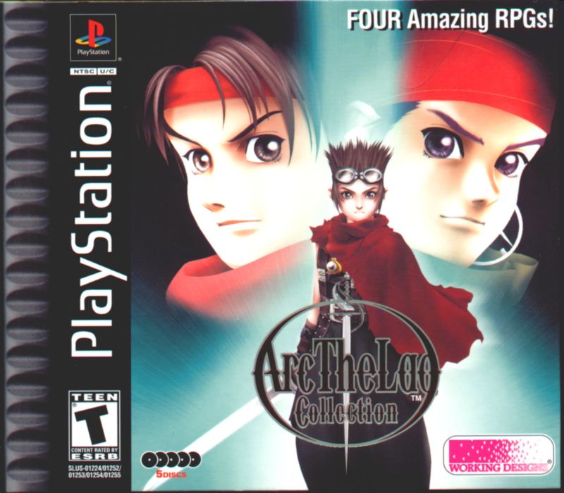 Front cover of Arc the Lad Collection for PlayStation