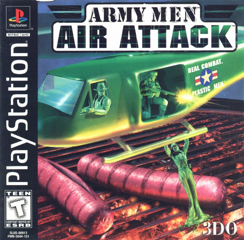 Front cover of Army Men: Air Attack for PlayStation
