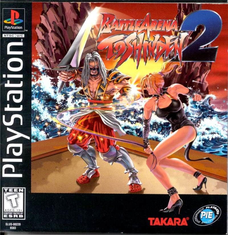 Front cover of Battle Arena Toshinden 2 for PlayStation