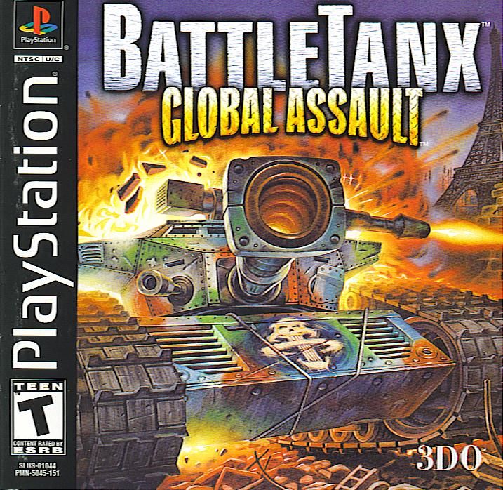 Front cover of BattleTanx: Global Assault for PlayStation