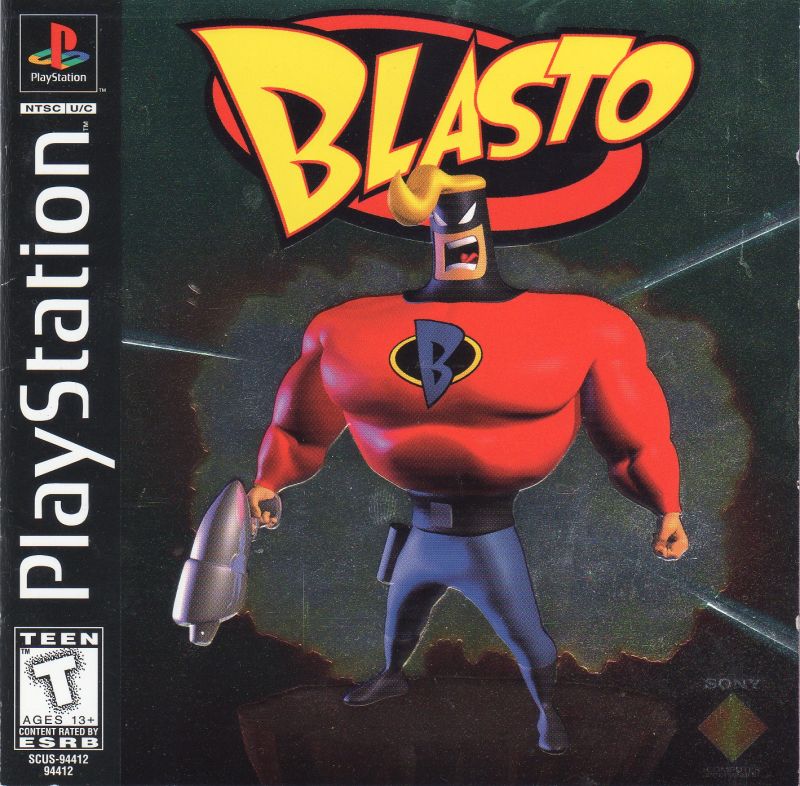 Front cover of Blasto for PlayStation