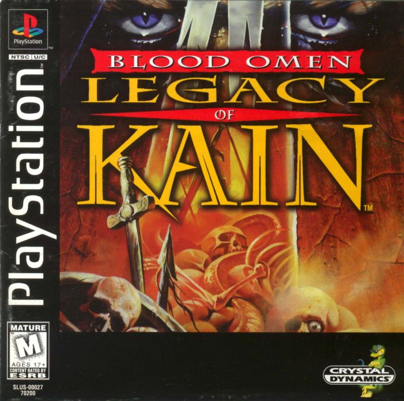 Front cover of Blood Omen: Legacy of Kain for PlayStation