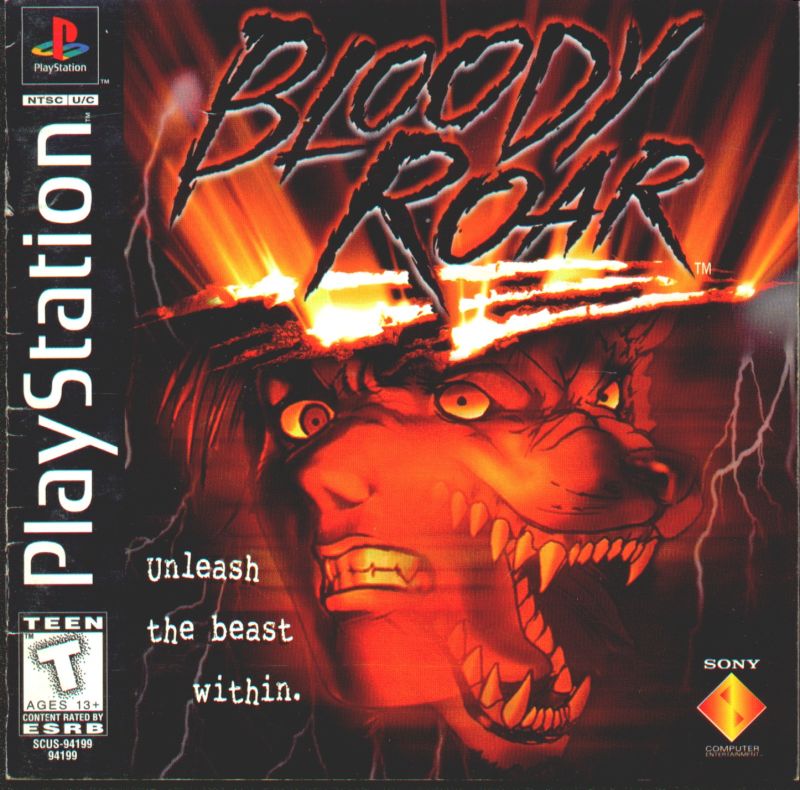 Front cover of Bloody Roar for PlayStation