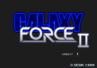 Front cover of Galaxy Force II for Arcade
